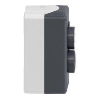 SCHNEIDER ELECTRIC Control station, 2 flush push buttons 22mm, marked START STOP, 1NO+1NC