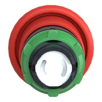 Head PB plastic blue mushr 40mm