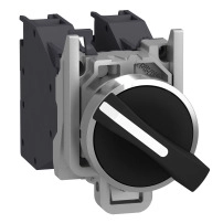 SS metal black hand 3pos stay 2NO ATEX