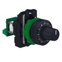 SCHNEIDER ELECTRIC Complete potentiometer, Harmony XB5, plastic, 22mm, 10K