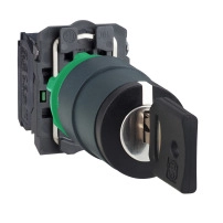 SCHNEIDER ELECTRIC Превключвател с ключ, 22mm, ключ 455, 3 поз., със задърж., 2NO