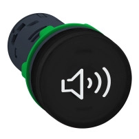 SCHNEIDER ELECTRIC Complete buzzer, plastic, Ø22, continuous or intermittent tone, 24V AC/DC