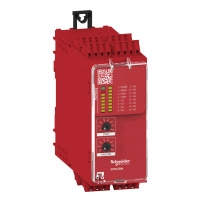 SCHNEIDER ELECTRIC Safety module, Cat 4, features 6 x XPSUAF, 24V AC or DC, spring
