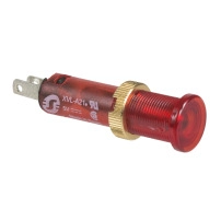 Сигнална лампа LED D=8mm червена 24V