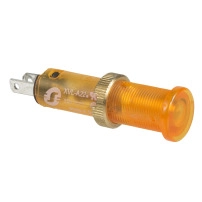 Сигнална лампа LED D=8mm жълто-оранжева 24V