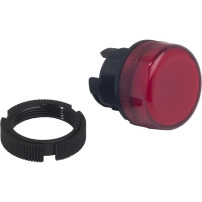 SCHNEIDER ELECTRIC Head for pilot light, red cap, 22mm