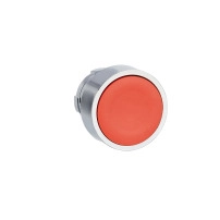 Push button head, Easy Harmony XB2, metal, flush, red, 22mm, spring return, unmarked