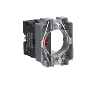 Single contact block with body and fixing collar, Easy Harmony XB2, metal, screw clamp terminal, 1NC