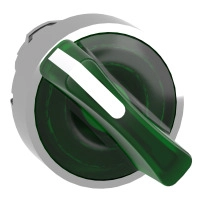 Head ill SS metal green 2pos spr ret