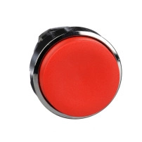 SCHNEIDER ELECTRIC Push Button, no guard push button head, spring return, red, unmarked
