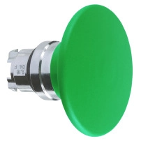 SCHNEIDER ELECTRIC Mushroom 60mm, metal, green, 22mm, spring return