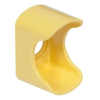 Narrow guard E.stop plastic yellow