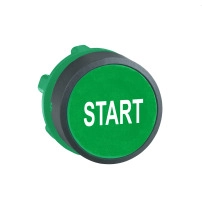 SCHNEIDER ELECTRIC Глава за бутон, зелена, 22mm, пруж. връщане, "START"