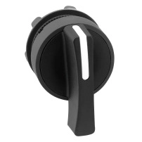 Head SS plast black hand 3pos stay put