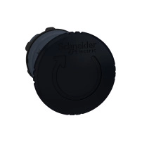 Head PB plast black mushr 40mm turn