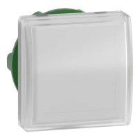 Pilot Light square white flush lens LED