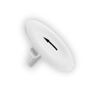 SCHNEIDER ELECTRIC Cap for push button head, XB4, plastic, white, 22mm