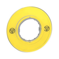 3D Празна легенда ф.60 3D ESTOP LEGEND PLATE WITHOUT TEXT